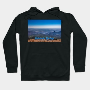 Colorado Springs from Pikes Peak Hoodie